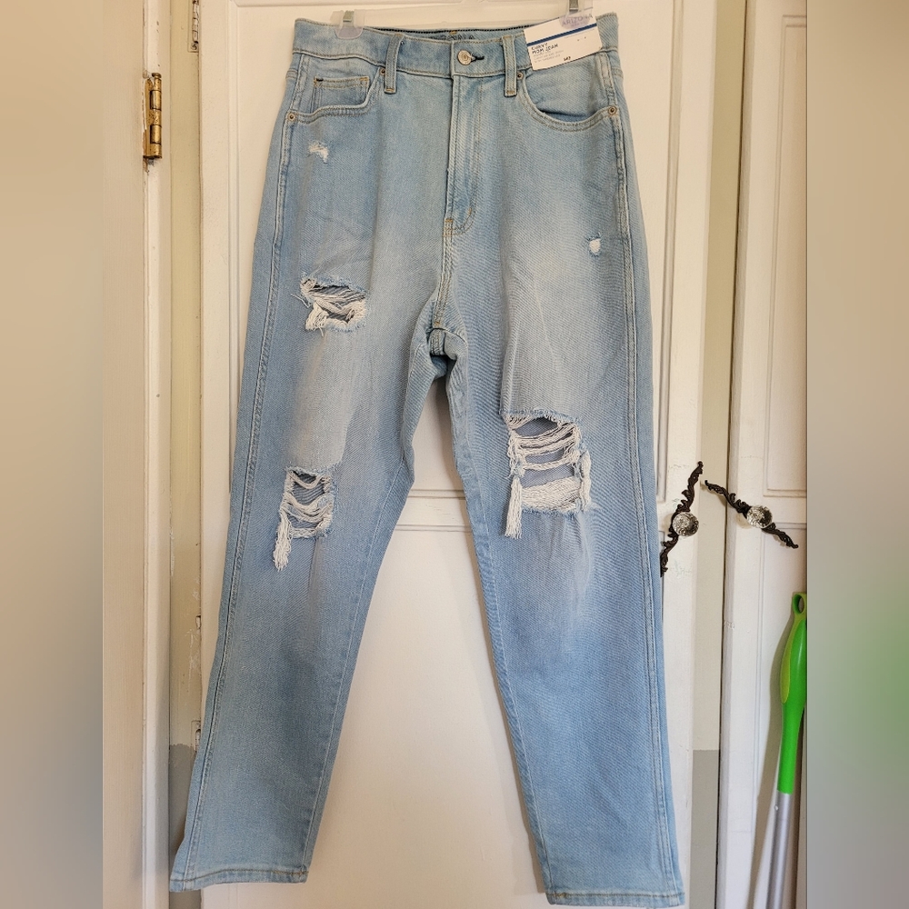 Arizona high rise curvy mom jean